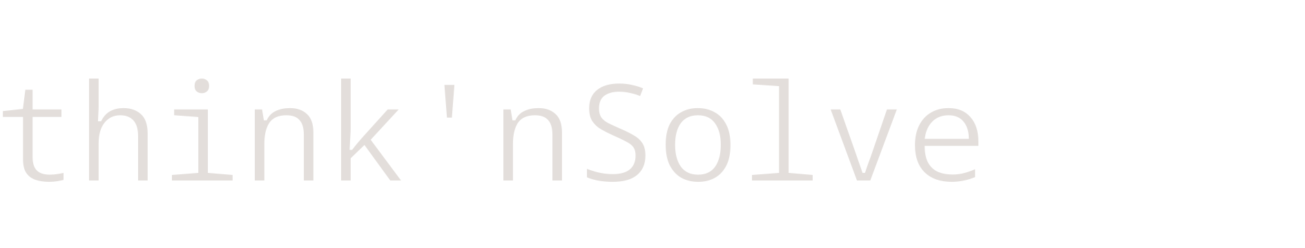 Logo Think'nSolve
